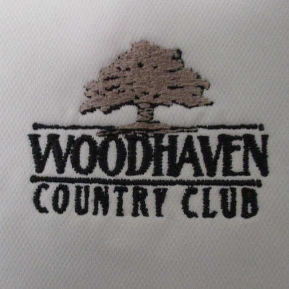 Ashworth Mens L/S Woodhaven Golf Club Palm Desert V-Neck Windbreaker NWOT - Med. - Picture 1 of 3